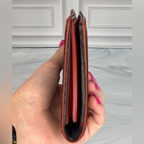 Louis Vuitton Damier Graphite Brazza Long Wallet | Red Interior | Box + Dust Bag - Picture 6 of 15